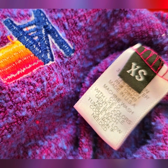 AVIATOR NATION purple fleece hoodie mens/women - Picture 5 of 5